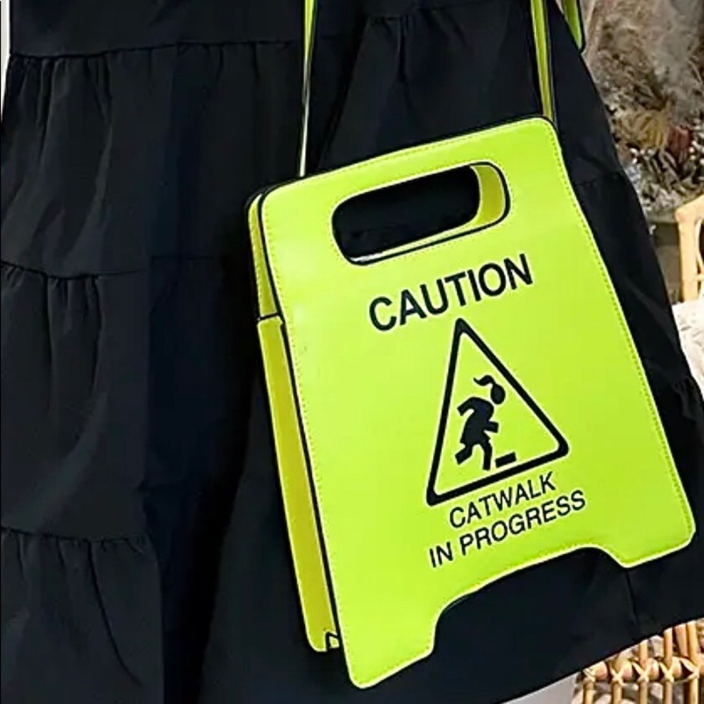 Crossbody Bag - CAUTION - Picture 1 of 2